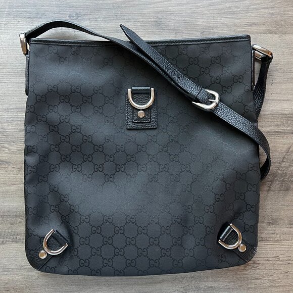 Authentic Gucci GG Canvas Abbey Crossbody Bag with Dust Bag - Picture 1 of 15